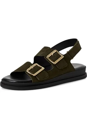 Tamaris Sandalette Damen Keilabsatz grün,EU 40