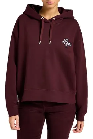 Lee Damen Logo Hoodie Sweatshirt, , M EU