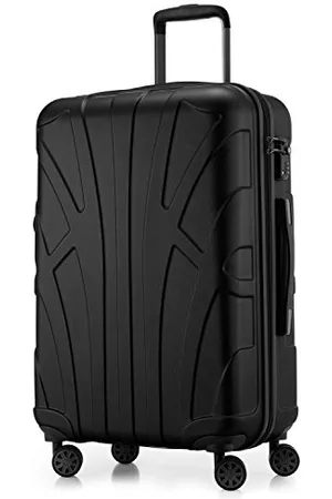SUITLINE Hartschalen-Koffer Koffer Trolley Rollkoffer Reisekoffer, TSA, 66 cm, ca. 58 Liter, 100% ABS Matt