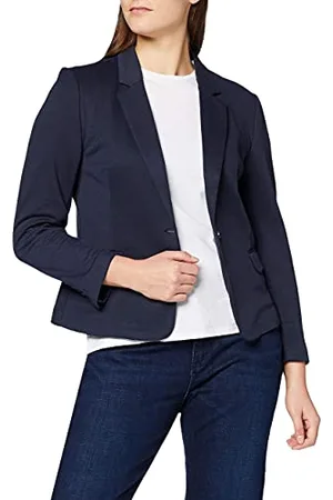 VERO MODA Damen Vmjulia Dnm Noos Blazer, Total Eclipse, 34 EU