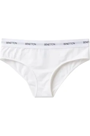 Benetton Damen Slip 3OP81S00T Funktionsunterwäsche, Bianco Ottico 101, M