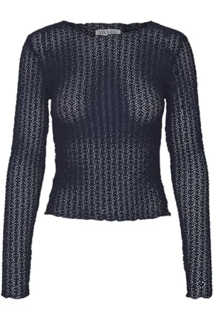 VERO MODA Damen VMSHELBY LS O-Neck Short TOP VMA NOOS Langarmshirt, , M