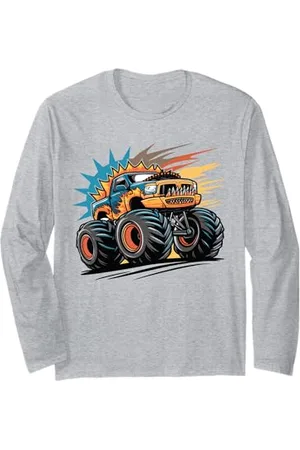 Men , Women Monster Truck for Kids , Boys & Girls Monster Truck für Kleinkinder Jugend Langarmshirt