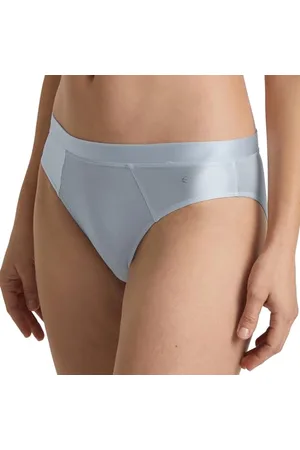 Calida Cate Slip Damen, mit Satin-Blende, besonders weich, femininer Look