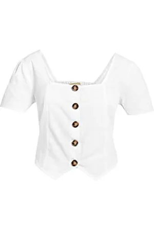 Swirly Damen Bluse 12116720-SW01, Weiss, L