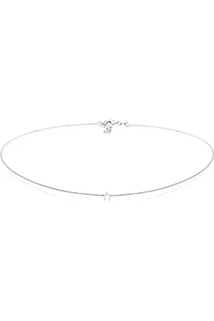 Elli Halskette Damen Choker Basic Stern Astro in 925 Sterling