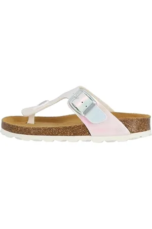 Lurchi 95L7003006 Schiebe-Sandalen, Silver-Multi, 31 EU