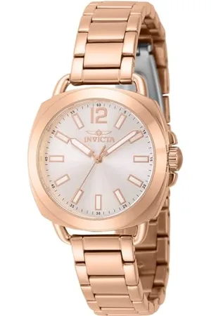 Invicta Damen Analog Quarz Uhr mit Edelstahl Armband 46347