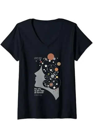 Star Trek Original Series Edge Of Forever T-Shirt mit V-Ausschnitt