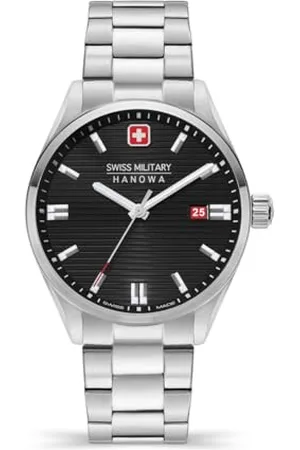 Swiss Military Hanowa SMWGH2200101 Roadrunner Herrenuhr mit Edelstahlband Saphirglas