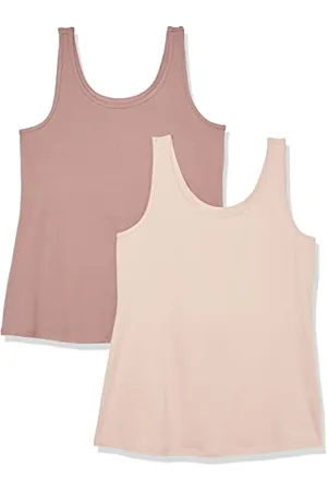 Amazon Damen Tanktop in Übergröße, 2er-Pack, , 3XL Große Größen