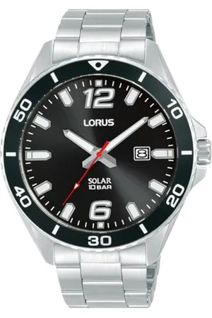 Lorus Herren Analog Quarz Uhr mit Edelstahl Armband RX359AX9