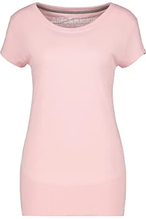 alife kickin ALIFE and Kickin KikoAK A Shirt – Damen T-Shirt – Bequemes Kurzarm Shirt für Alltag & Freizeit – Perfekt für Sommer & Übergangszeiten L