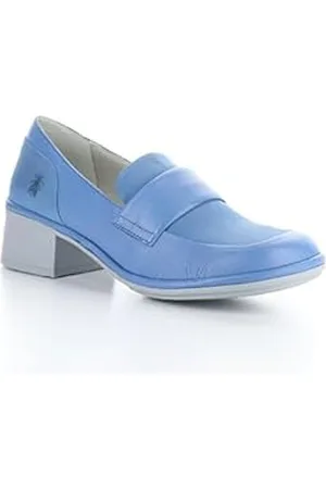 Fly London Damen ELAM574FLY Loafers, Blue, 41 EU