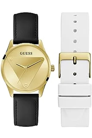 Guess Damen Analog Quarz Uhr mit Edelstahl Armband GW0642L1