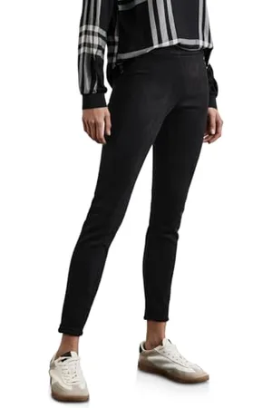 Street one Leggings im Velours-Look