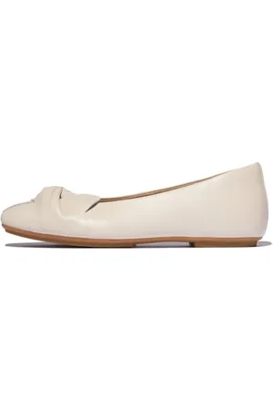 FitFlop Damen Delicato Soft-Twist Leather Ballet Flats Ballerinas, , 36 EU