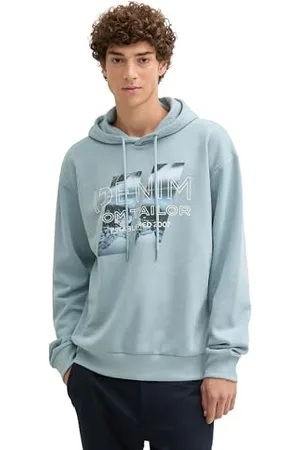 TOM TAILOR Herren Hoodie Sweatshirt mit Fotoprint, , L