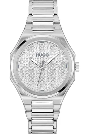 HUGO BOSS Uhr mit DREI-Zeiger-Quarzwerk für Damen Kollektion #Grail for HER mit Edelstahlarmband