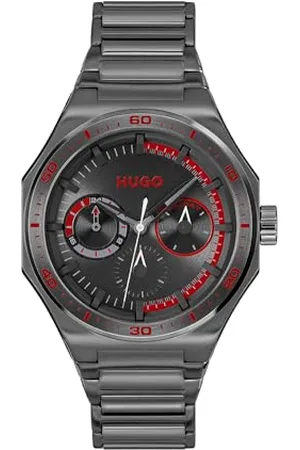 HUGO BOSS Multi Zifferblatt Quarz Uhr für Herren Kollektion #Grail Sport - Erhältlich mit Edelstahlarmband oder Silikonarmband