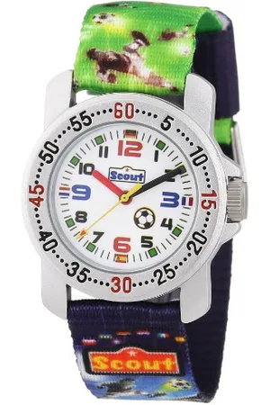 Scout Jungen-Armbanduhr Analog Quarz Textil 280376026