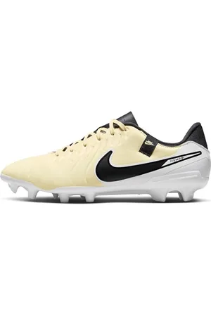 Nike Herren Legend 10 Academy Fg/Mg Fußballschuhe, Lemonade/Black-MTLC Gold Coin, 45 EU