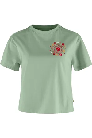 Fjällräven Damen Fjällblomster Logo W T-Shirt, , Large