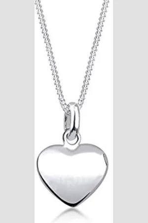 Elli Halskette Damen Herz Anhänger Klassisch Filigran in 925 Sterling