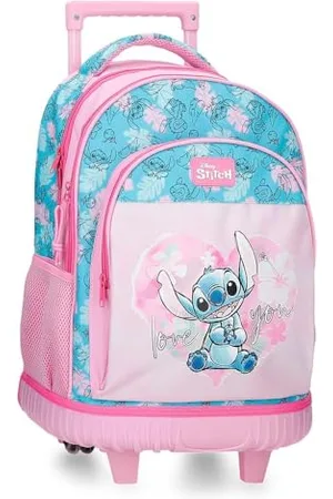 Disney Joumma Heart Stitch Rucksack, kompakt, 2 Räder, , 32 x 45 x 21 cm, Polyester, 30,24 l, , Talla única, Kompakter Rucksack mit 2 Rädern