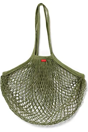 Legami Unisex Cotton Netztasche Mesh Bag, 41 x 65 cm mit Griffen, grüne Variante, robust und praktisch, maximales Benutzergewicht 10 kg, 100% Baumwolle, maschinenwaschbar