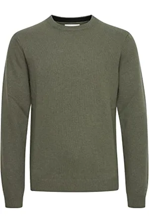 Casual Friday CFKarl Herren Strickpullover Feinstrick Pullover mit Rippkragen Rippbündchen Regular fit, Größe:XXL, Farbe:
