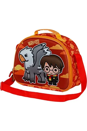 Harry Potter Buckbeak-3D Frühstückstasche, Orange, 25,5 x 20 cm