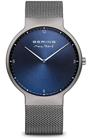 Bering Herren Uhr Quarz Movement - Max René Collection mit Edelstahl und Saphirglas 15540-077 - 5 ATM