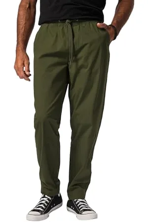 JP 1880 Herren, Große Größen, Schlupfhose, FLEXNAMIC®, Elastikbund, Tapered Loose Fit