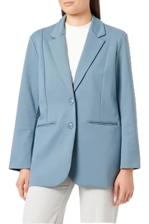 Ichi Damen Ihkate Sus Oversize Blazer, Blau, M EU