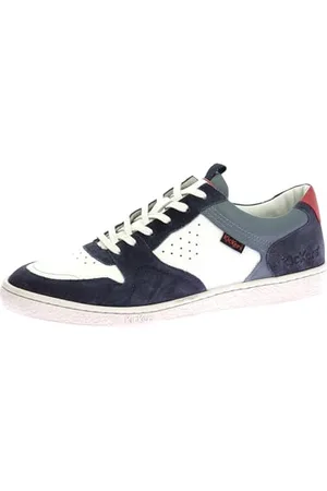 Kickers Herren Kick Sackers Sneaker, Marineweiß, knackig, rot, 46 EU