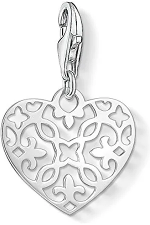 Thomas Sabo Damen Charm-Anhänger Arabesque Herz 925 Sterling 1497-001-12