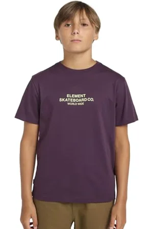 Element Skateboard Co - T-Shirt - Jungs 8-16 - Lila