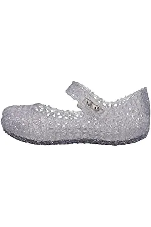 Melissa Mini-Glocke, Papier, BB, flache Sandalen für Mädchen, durchsichtig, 19/19.5 EU