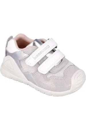 Biomecanics Jungen Mädchen 252120 Sneaker, Weiß/Silberfarben, 21 EU