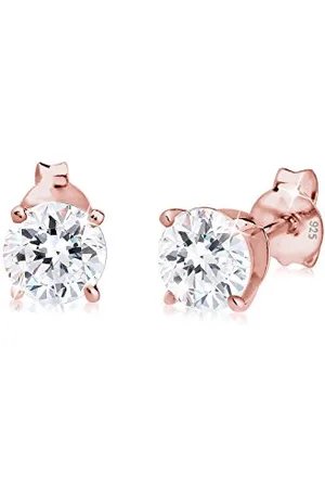 Elli Ohrringe Damen Funkelnd Rund mit Kristallen in 925 Sterling Silber