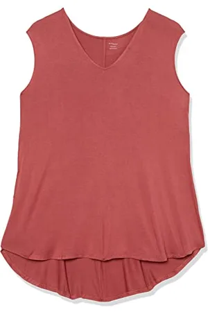 Amazon Damen Tank-Top aus Jersey mit V-Ausschnitt, Reguläre Passform (Früher Daily Ritual), , XXL