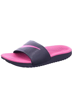 Nike Kawa Slipper, Black/Vivid Pink, 31 EU