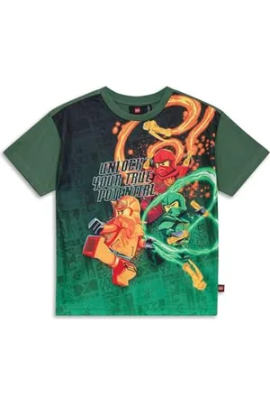 KABOOKI Lego NINJAGO - LWTAFFY 124 - T-Shirt S/S - Green - 152