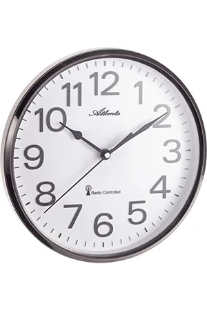 Atlanta Funkwanduhr Küchenuhr Funkgesteuert 26 cm - 4378-4