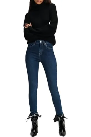 Karl Lagerfeld HIGH Rise Skinny Leg Denim, DUNKELBLAU, 2730