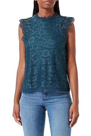 Pieces® Pcolline Sl Lace Top Noos