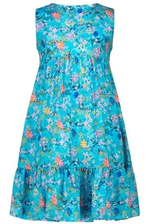 Salt & Pepper Female Girls Summer Dress Flowers Kinderkleid, , 116 EU