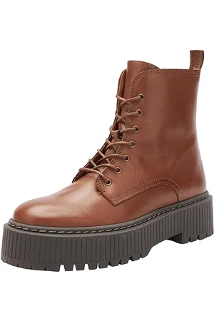 Ten Points Damen Alina Mode-Stiefel, Brown, 37 EU