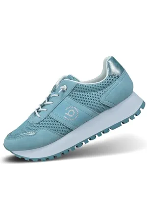 Bugatti Damen-Sneaker in mit Flyknit-Obermaterial, elastischem Schnürverschluss, strapazierfähigen Gummisohlen und verbesserter Atmungsaktivität für hohen Komfort 36 EU